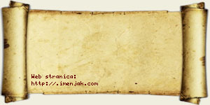 Ivka Pribaković vizit kartica